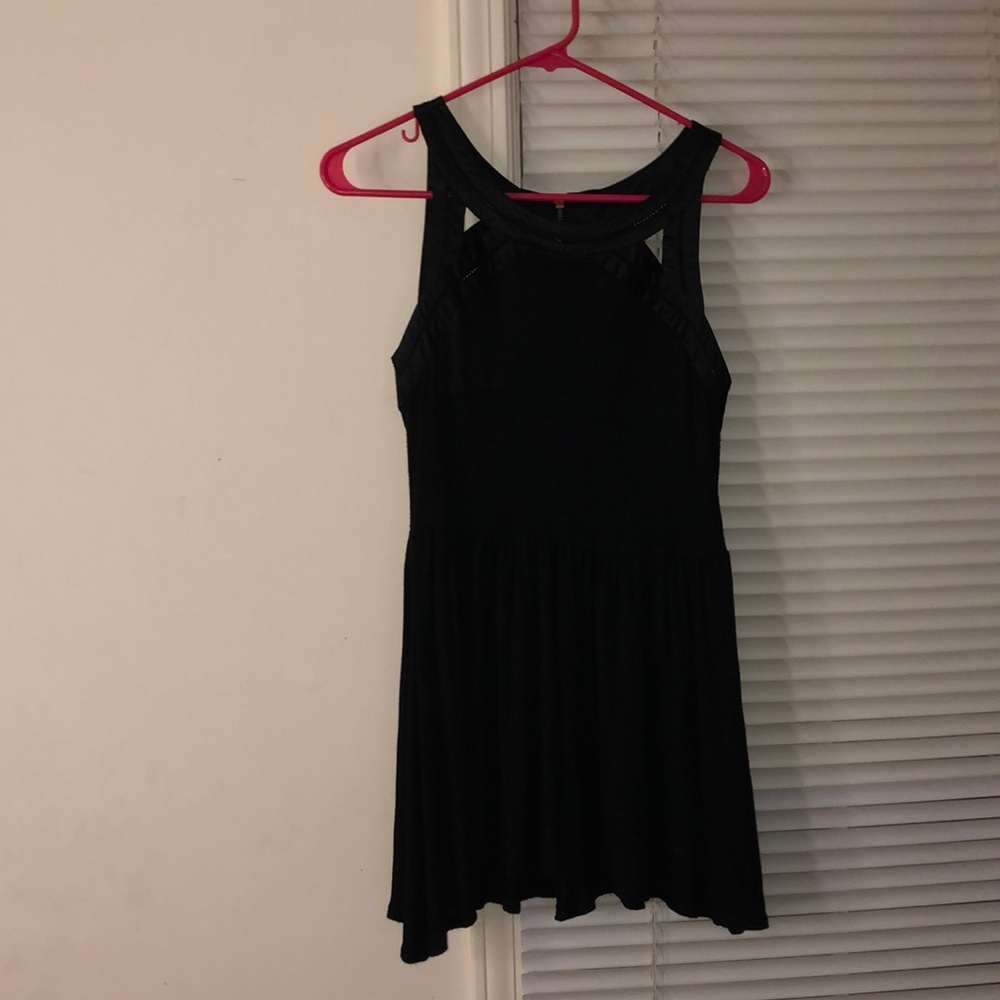 black tank top